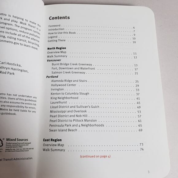 Walk‎ There! 50 Treks In And Around Portland And Vancouver Paperback Guidebook - Picture 7 of 11